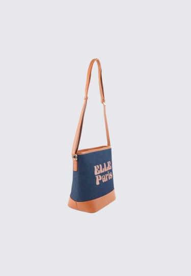 Elle Sharleen Bucket Bag (Navy)