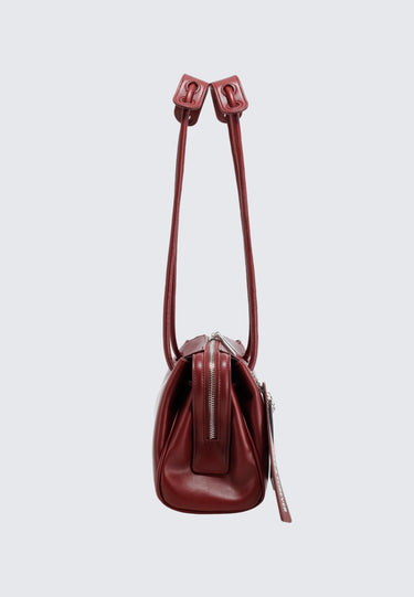 Elle 80Th Anni Shoulder Bag (Maroon)