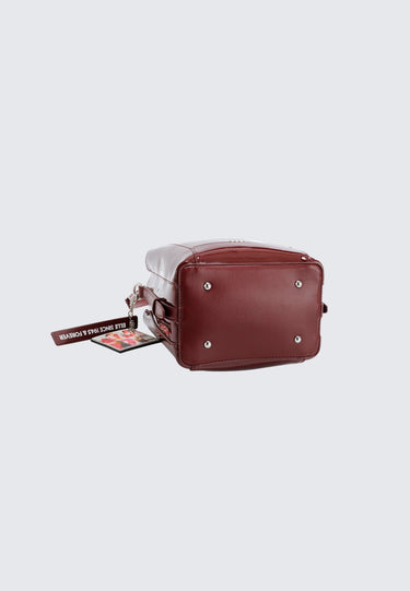 Elle 80Th Anni Bucket Bag (Maroon)
