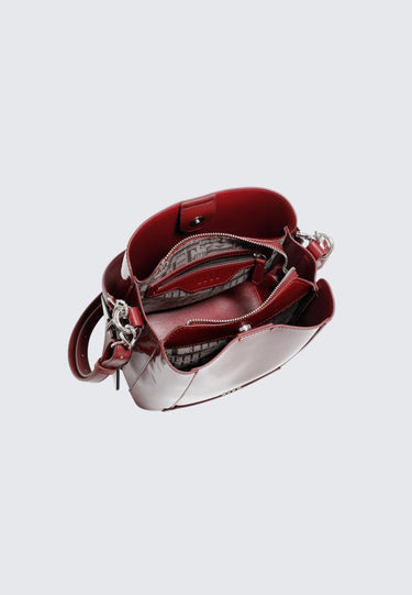 Elle 80Th Anni Bucket Bag (Maroon)