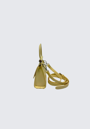 Elle Petra Satchel Bag  (Light Yellow)