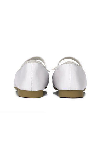 Coralie Comfy Fit Footbed Flats & Ballerina In Silver