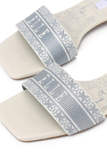 Ambre Comfy Fit Footbed Microfiber Leather Sandals In Grey