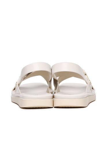 Cleore Comfy Fit Footbed Sandals In Beige