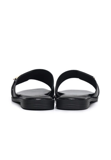 Romilly Comfy Fit Footbed Sandals In Black