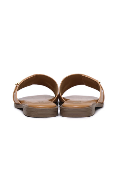 Romilly Comfy Fit Footbed Sandals In Khaki