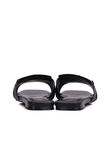 Iris Comfy Fit Footbed Sandals In Black