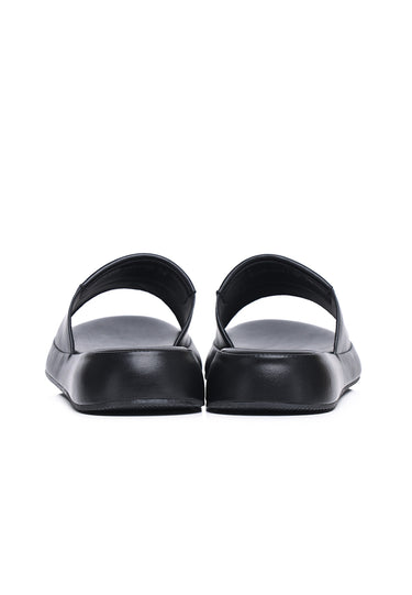 Maia Comfy Fit Footbed Sandals In Black
