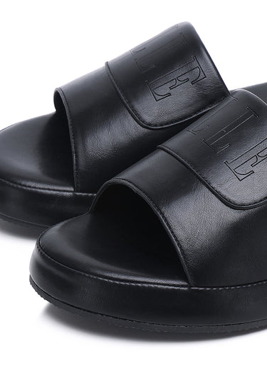 Maia Comfy Fit Footbed Sandals In Black