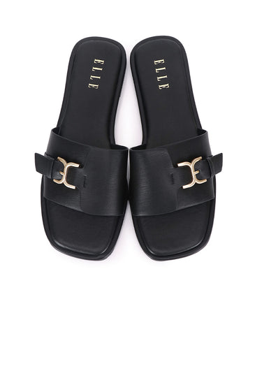 Meganne Comfy Fit Footbed Sandals Sandals In Black