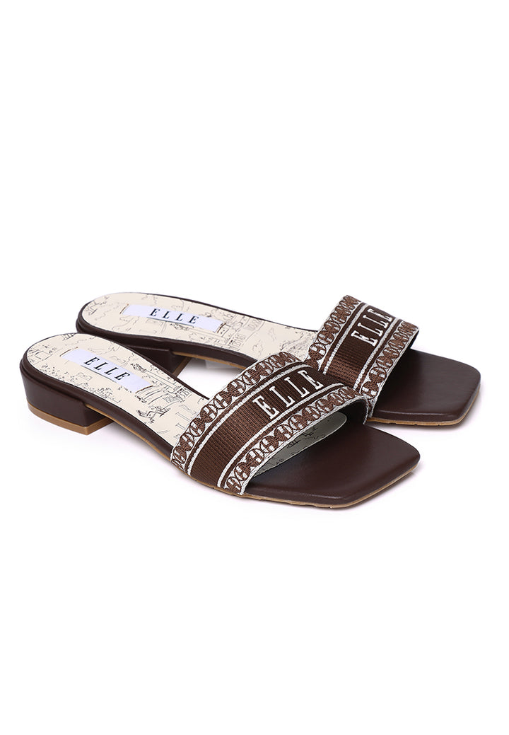 Ambre Comfy Fit Footbed Microfiber Leather Sandals In Coffee – alternate view