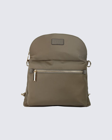 Slyna Convertible Backpack (Taupe) Khaki