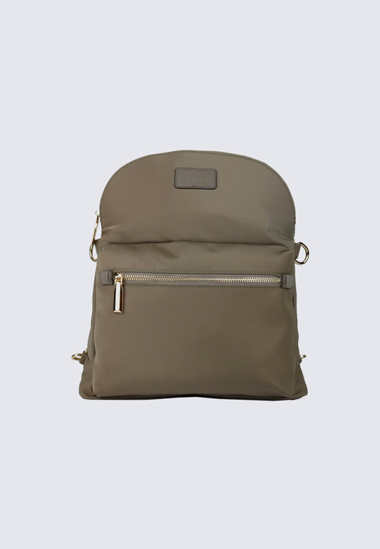 Slyna Convertible Backpack (Taupe) Khaki