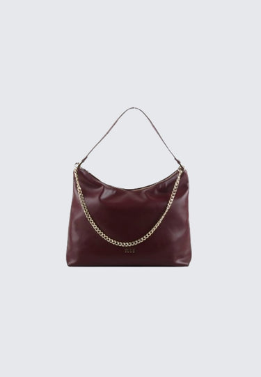 Elle Mona Hobo Bag (Maroon)