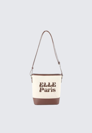 Elle Sharleen Bucket Bag (Beige)
