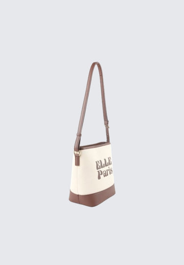 Elle Sharleen Bucket Bag (Beige)