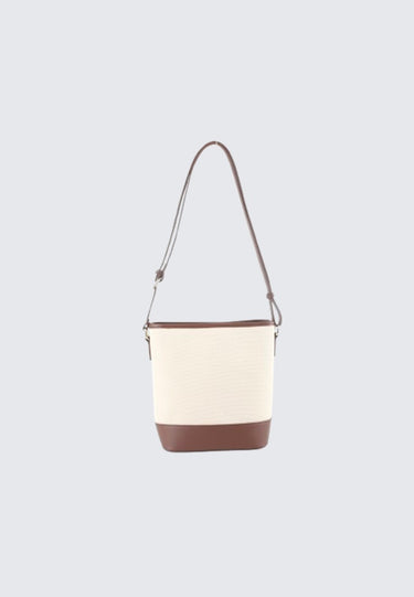 Elle Sharleen Bucket Bag (Beige)