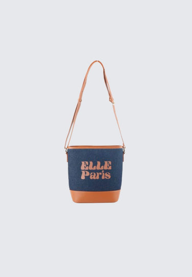 Elle Sharleen Bucket Bag (Navy)