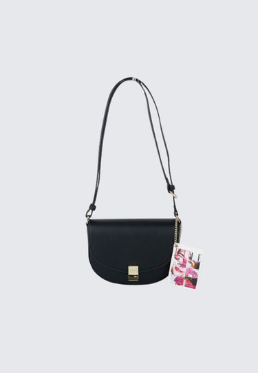 Elle Cynthia Saddle Bag (Black)