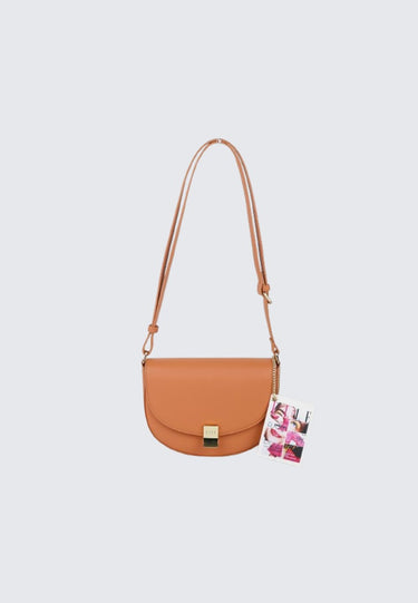 Elle Cynthia Saddle Bag (Coral)