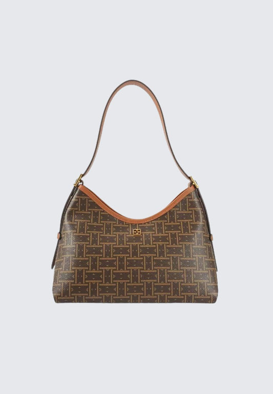 Monogram Hobo Bag (Brown)