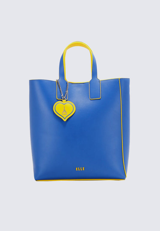 Elena Vertical Tote (Blue)