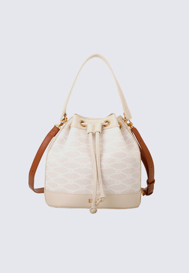 Lucita Bucket Bag (Beige)