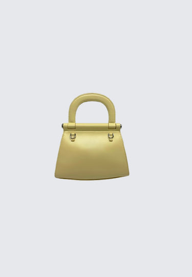 Elle Petra Satchel Bag  (Light Yellow)