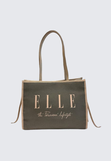 Elle Emi Tote Bag (Military Green)