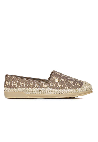 Lola Comfy Fit Footbed Espadrilles In Brown