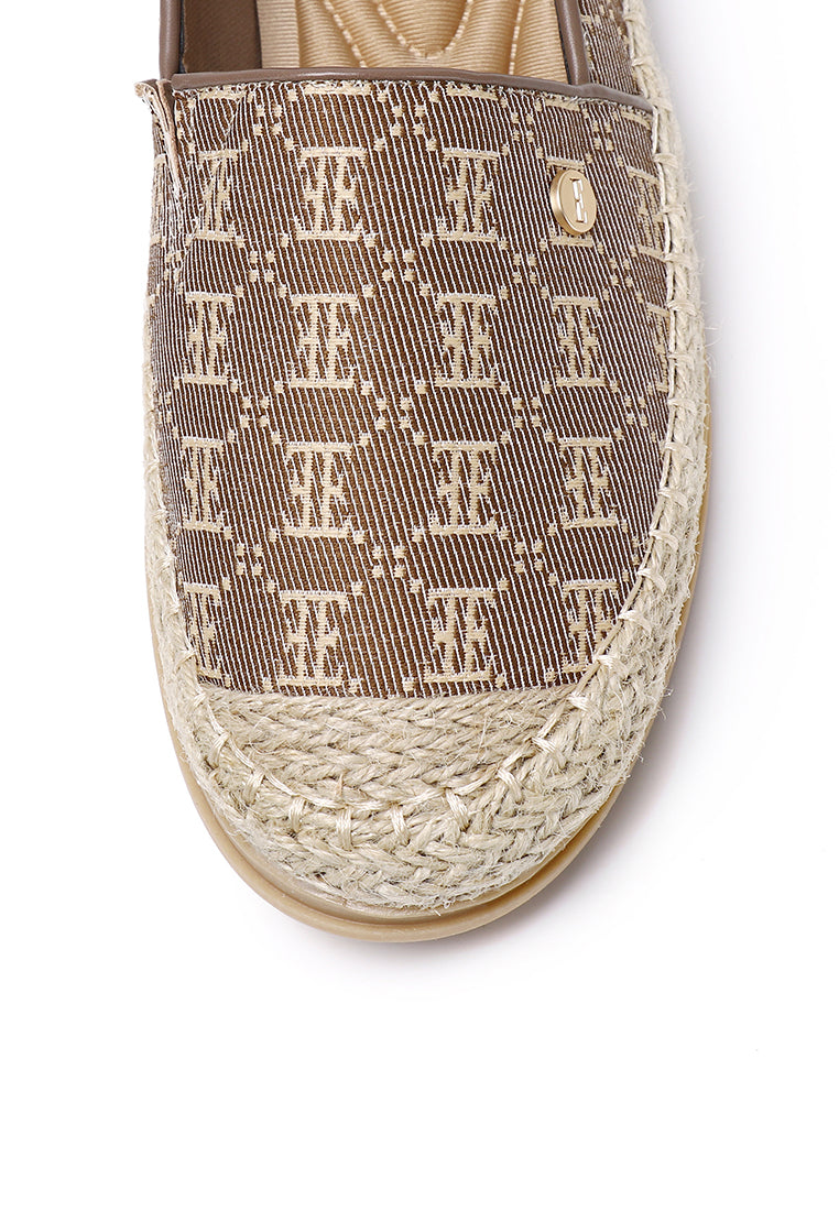 Lola Comfy Fit Footbed Espadrilles In Brown