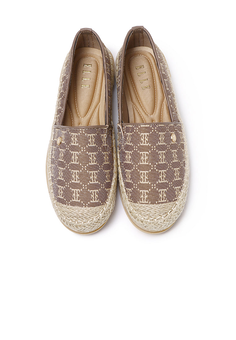 Lola Comfy Fit Footbed Espadrilles In Brown
