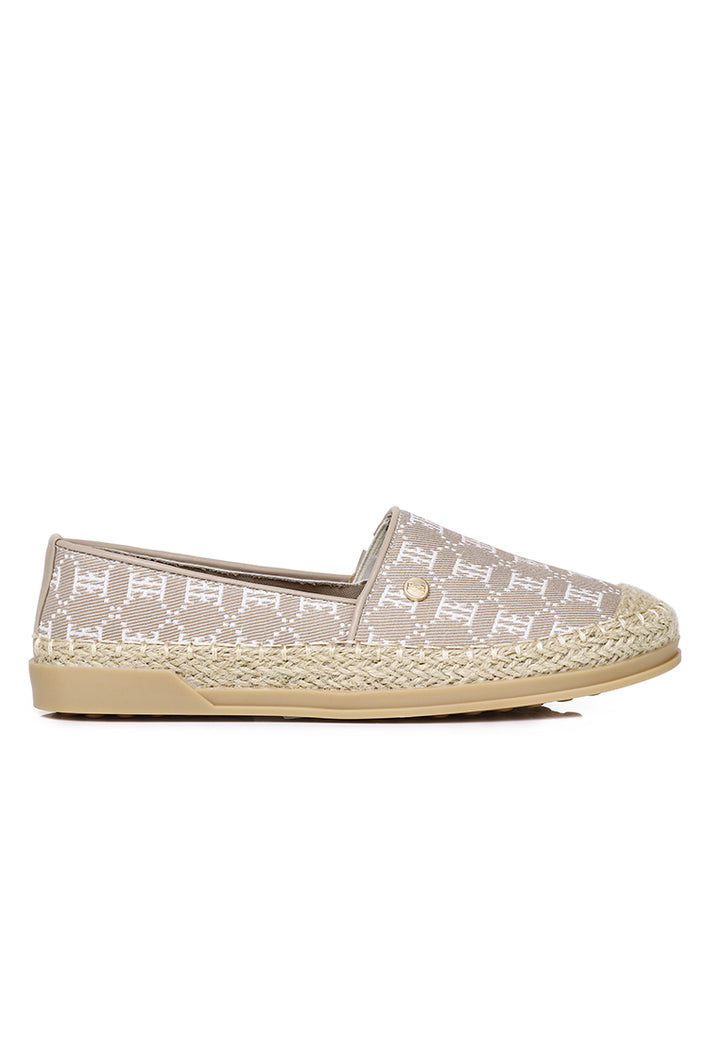 Lola Comfy Fit Footbed Espadrilles In Khaki