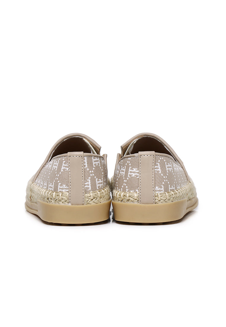 Lola Comfy Fit Footbed Espadrilles In Khaki