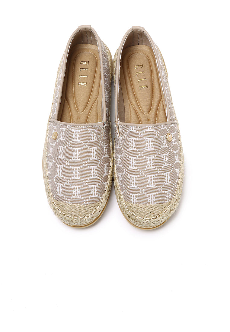 Lola Comfy Fit Footbed Espadrilles In Khaki