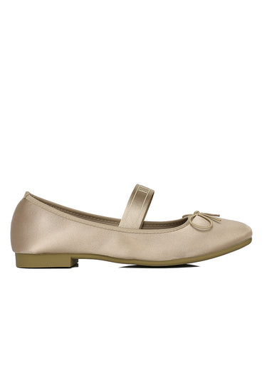 Coralie Comfy Fit Footbed Flats & Ballerina In Khaki