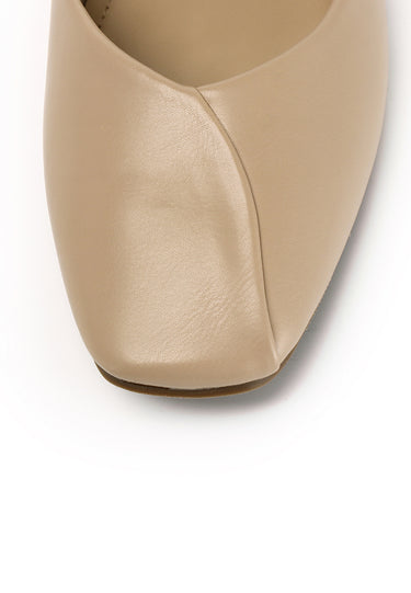 Tulip Comfy Fit Footbed Flats & Ballerina In Almond