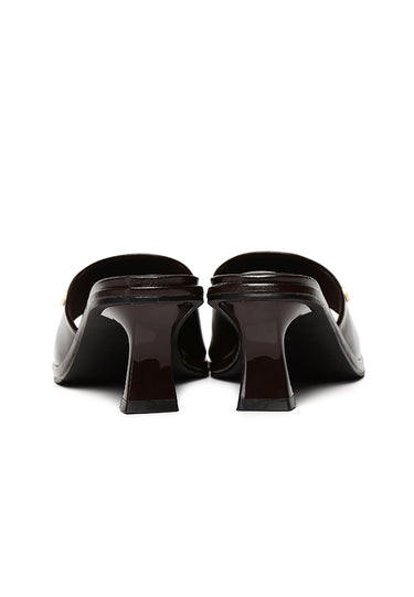 Ines Comfy Fit Footbed Microfiber Leather Heels In Espresso