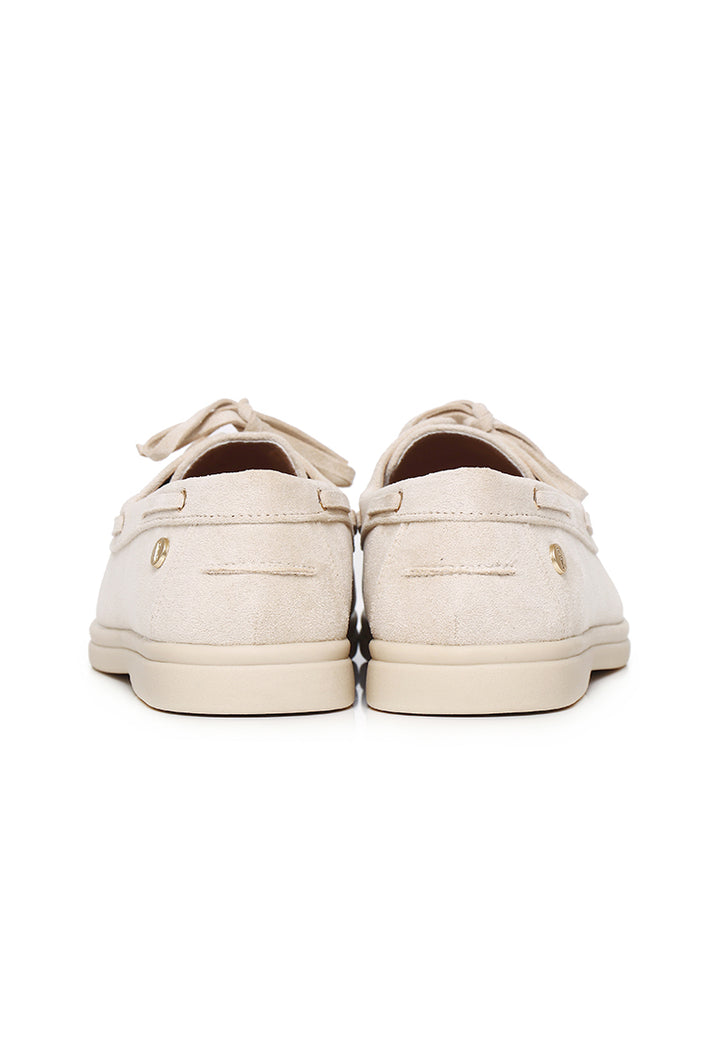 Gelato Comfy Fit Footbed Microfiber Leather Loafers In Beige – alternate view