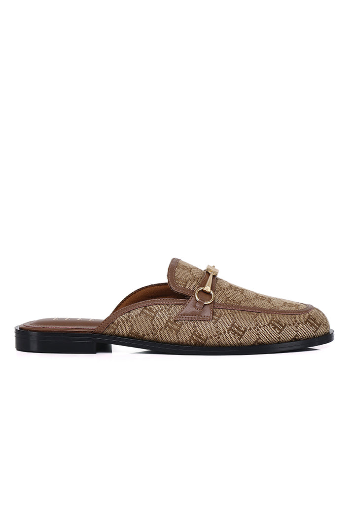 Charlot Slip-On Comfy Fit Footbed Microfiber Leather Loafers In Brown