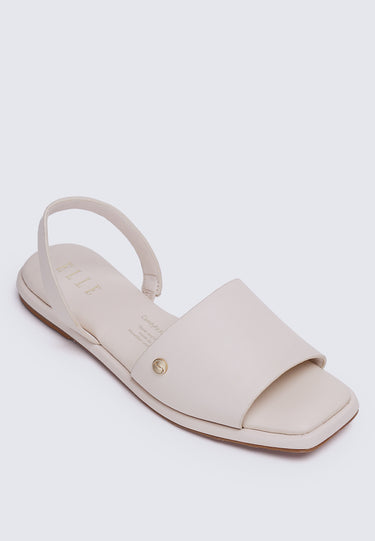 Estelle Comfy Fit Footbed Microfiber Leather Sandals In Almond