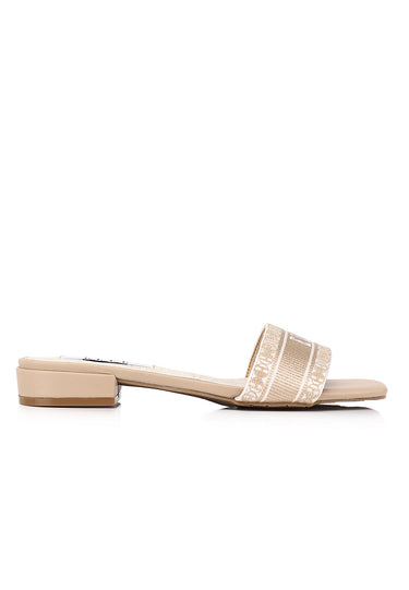 Ambre Comfy Fit Footbed Microfiber Leather Sandals In Nude