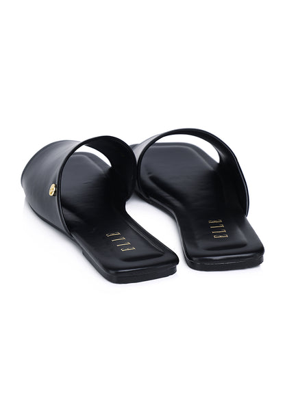 Claire Comfy Fit Footbed Sandals In Black