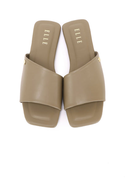 Claire Comfy Fit Footbed Sandals In Taupe