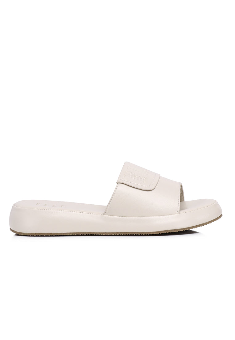 Maia Comfy Fit Footbed Sandals In Beige