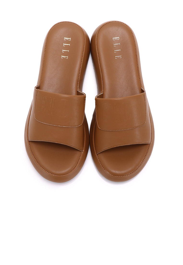 Maia Comfy Fit Footbed Sandals In Tan
