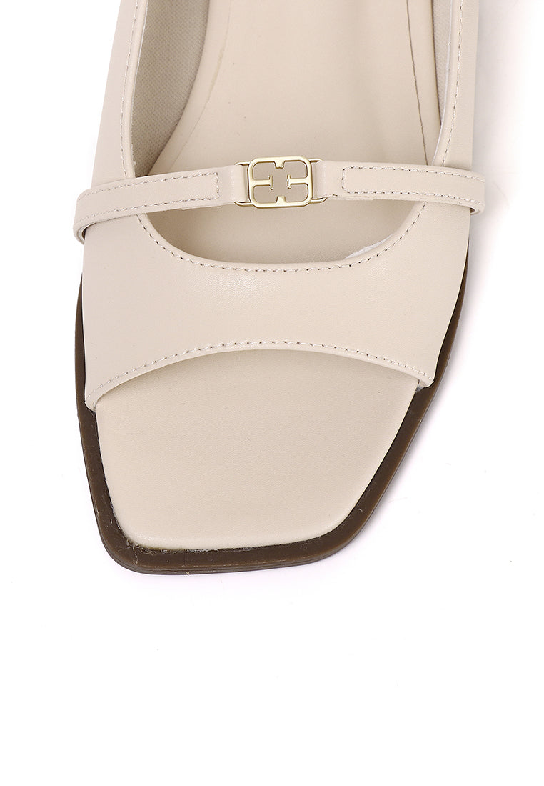 Serra Comfy Fit Footbed Microfiber Leather Sandals In Beige