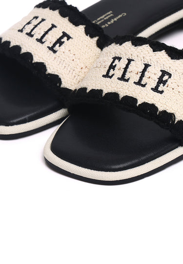 Mova Comfy Fit Footbed Microfiber Leather Sandals In Black