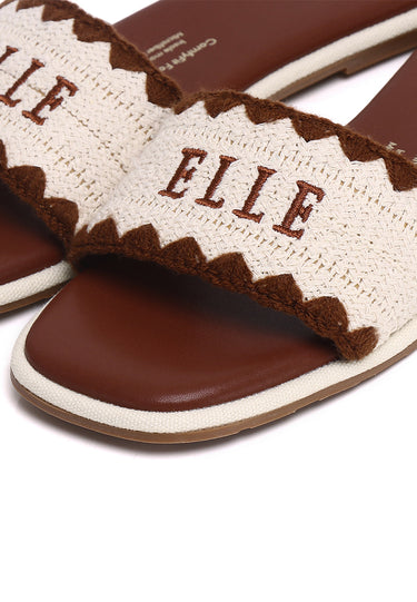 Mova Comfy Fit Footbed Microfiber Leather Sandals In Brown