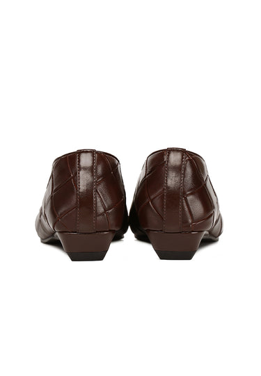Sasha Comfy Fit Footbed Microfiber Leather Wedges In Espresso